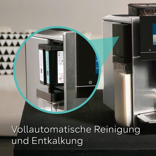Kaffeevollautomat EQ900 plus TQ903DZ3, auto. Reinigen/Entkalken, Cold Brew, Barista-Mode ETM Testnote "sehr gut", Geräuschreduzierung, edelstahl