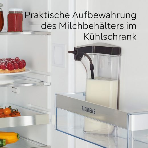 Kaffeevollautomat EQ900 plus TQ903DZ3, auto. Reinigen/Entkalken, Cold Brew, Barista-Mode ETM Testnote "sehr gut", Geräuschreduzierung, edelstahl